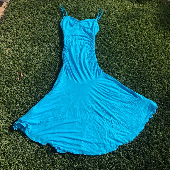 Betsey Johnson aqua mermaid dress - Picture 2 of 7